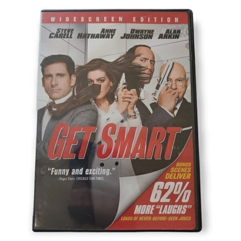 Get Smart (Single-Disc Widescreen Edition) - DVD Steve Carell, Anne Hathaway
